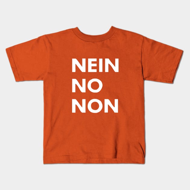 Thom Yorke - Nein No Non Kids T-Shirt by Dreamteebox